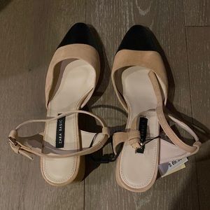 Zara cap toe shoes - NWT, size 8 USA